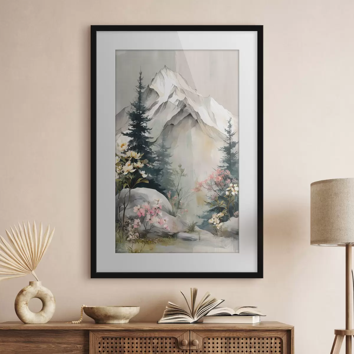 Poster Wald und Farben f50152