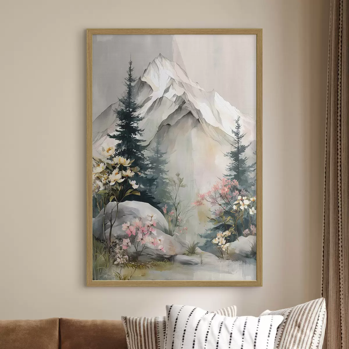 Poster Wald und Farben f50152