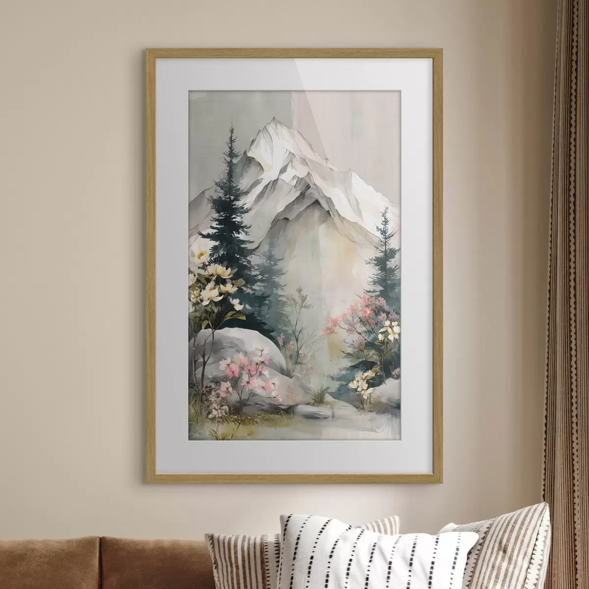 Poster Wald und Farben f50152
