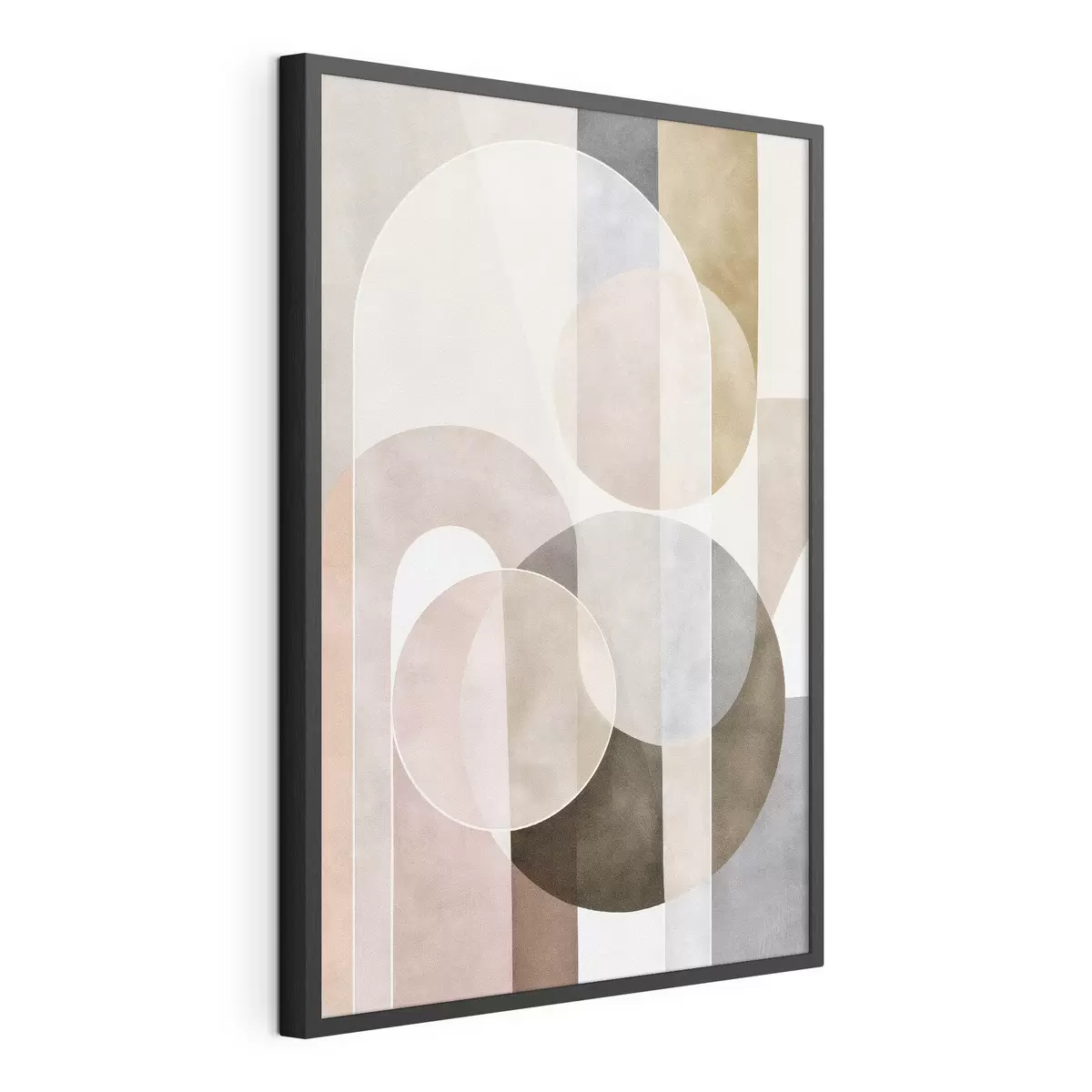 Poster Kreise und Kontrast f50157