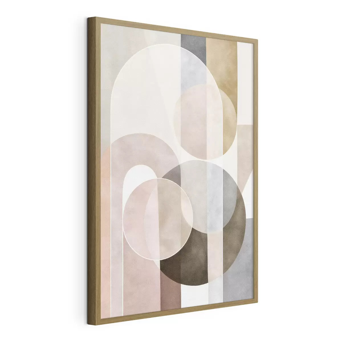 Poster Kreise und Kontrast f50157
