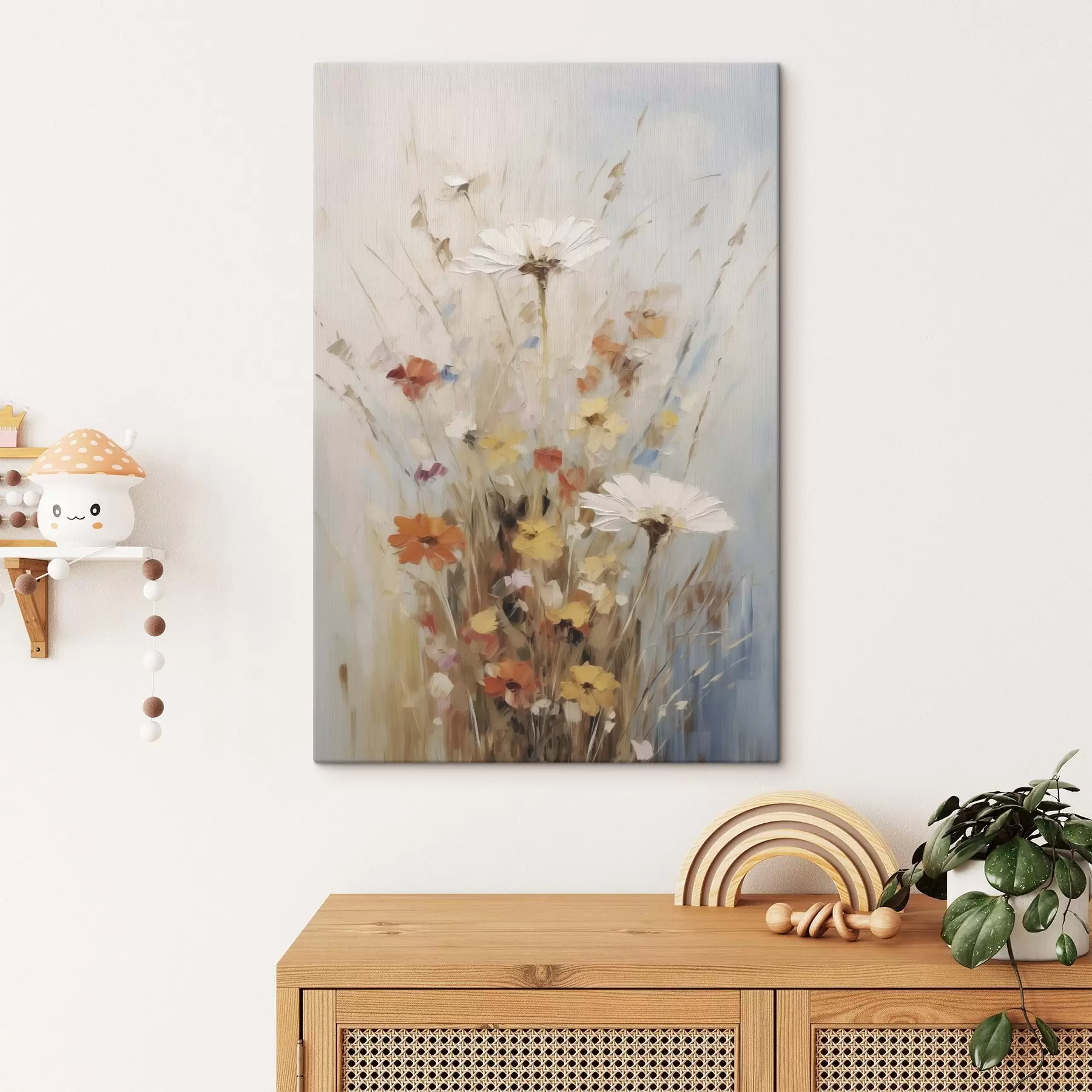 Fototapete Wildblumen, Nachbildung eines Gemäldes s50182