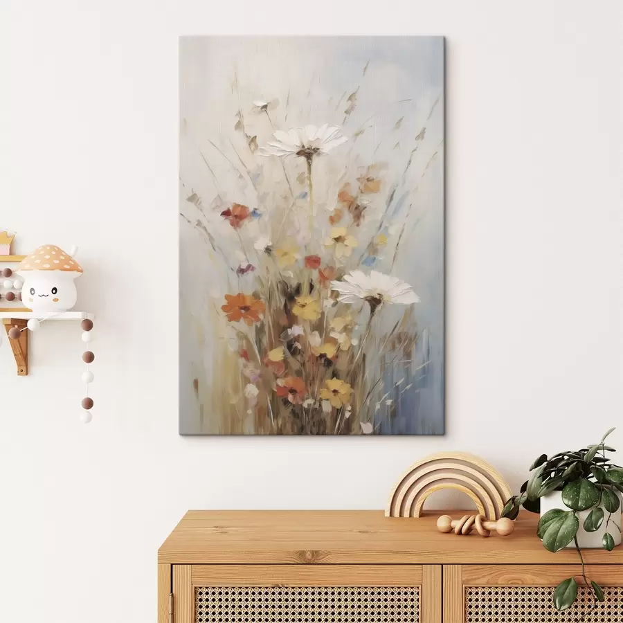 Fototapete Wildblumen, Nachbildung eines Gemäldes s50182