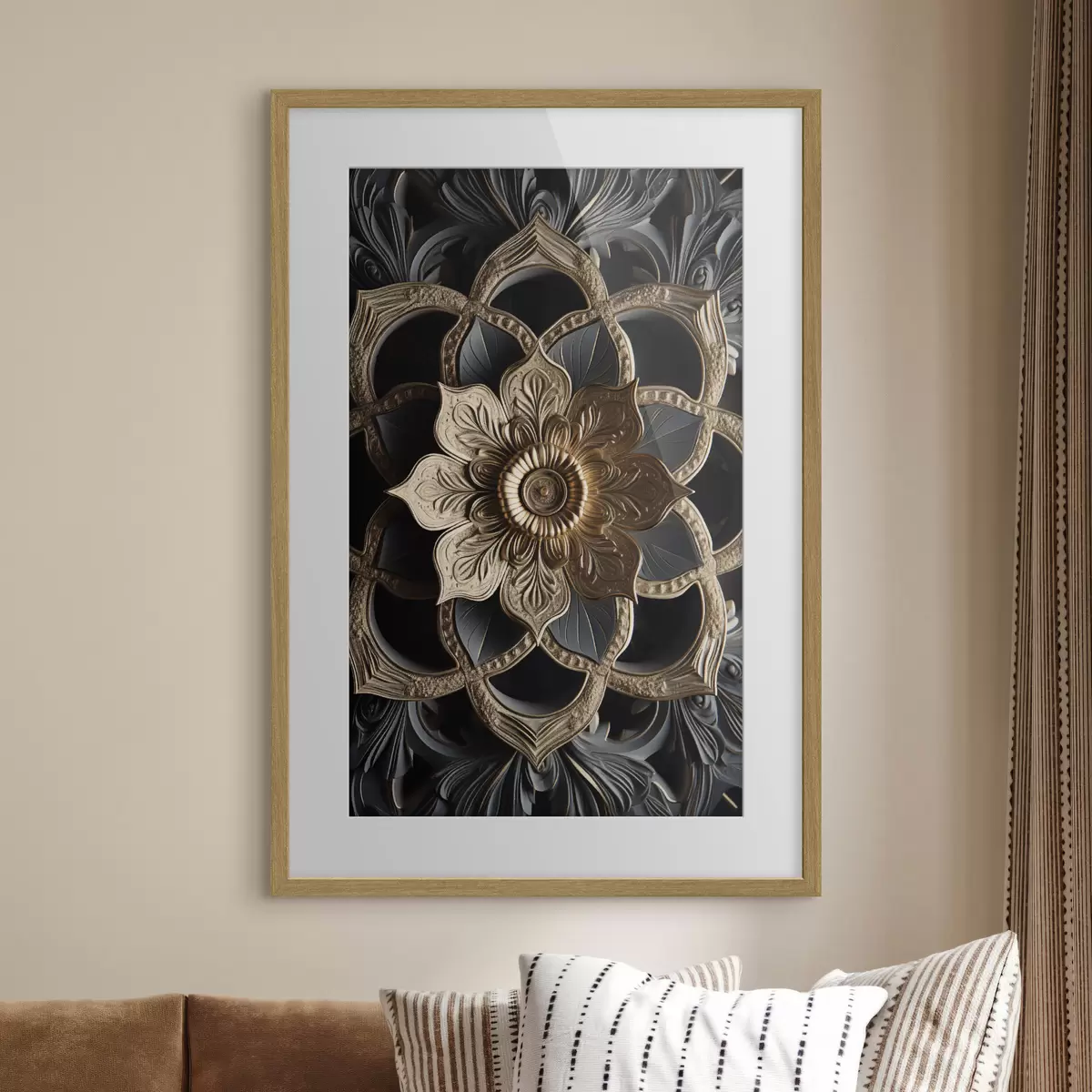 Poster Orientalisches Mandala f50170