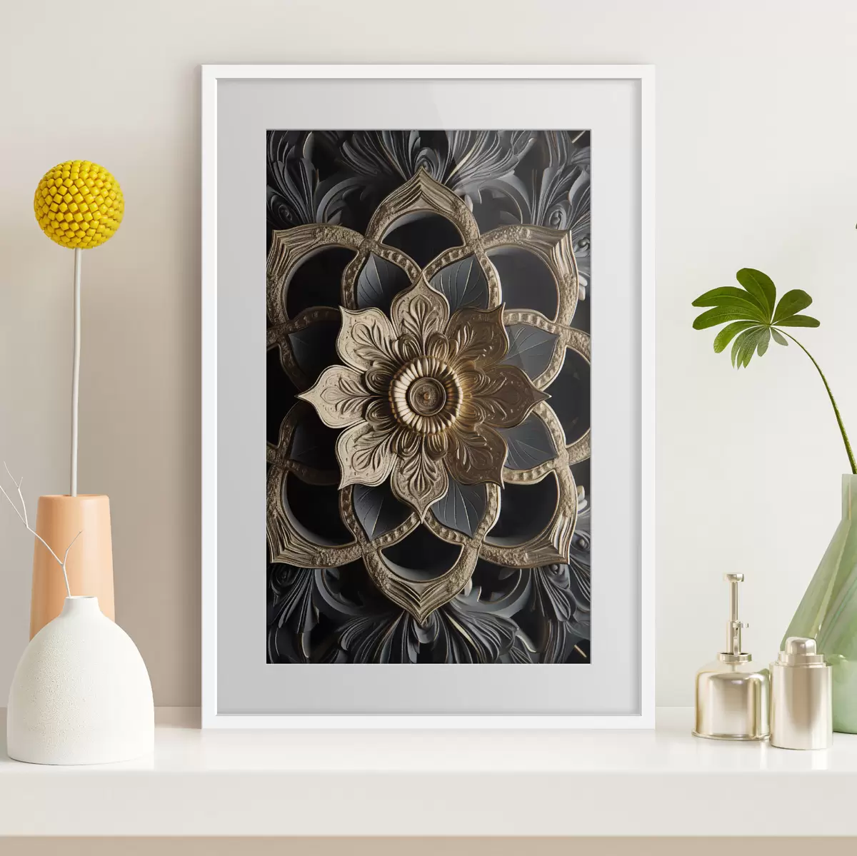 Poster Orientalisches Mandala f50170