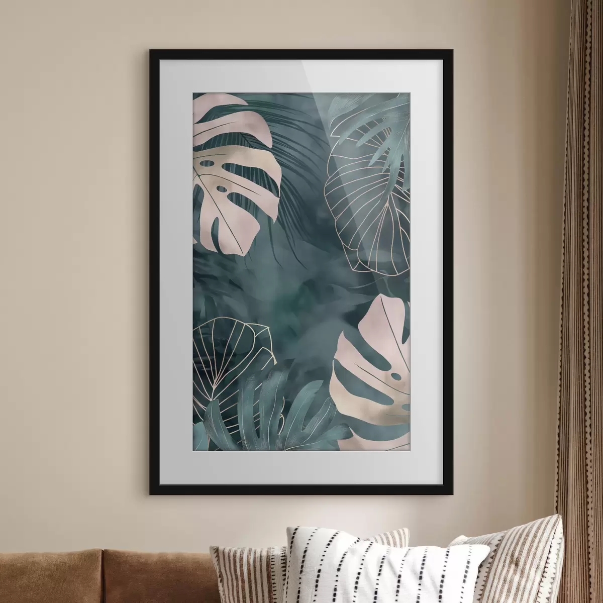 Poster Monstera-Blätter f50177