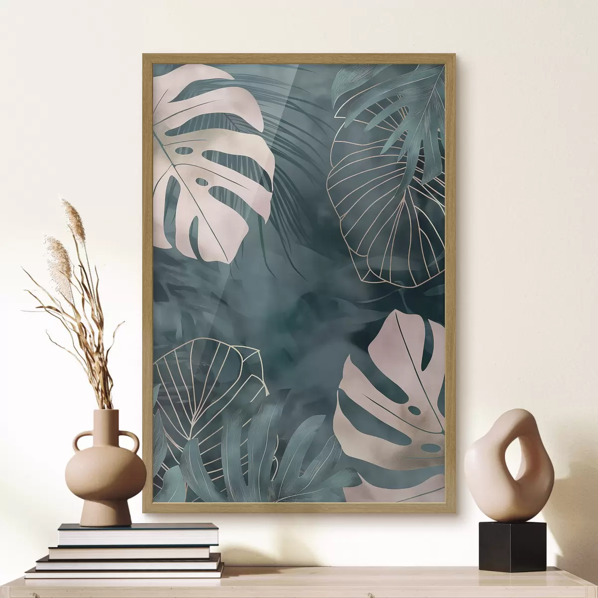 Poster Monstera-Blätter f50177