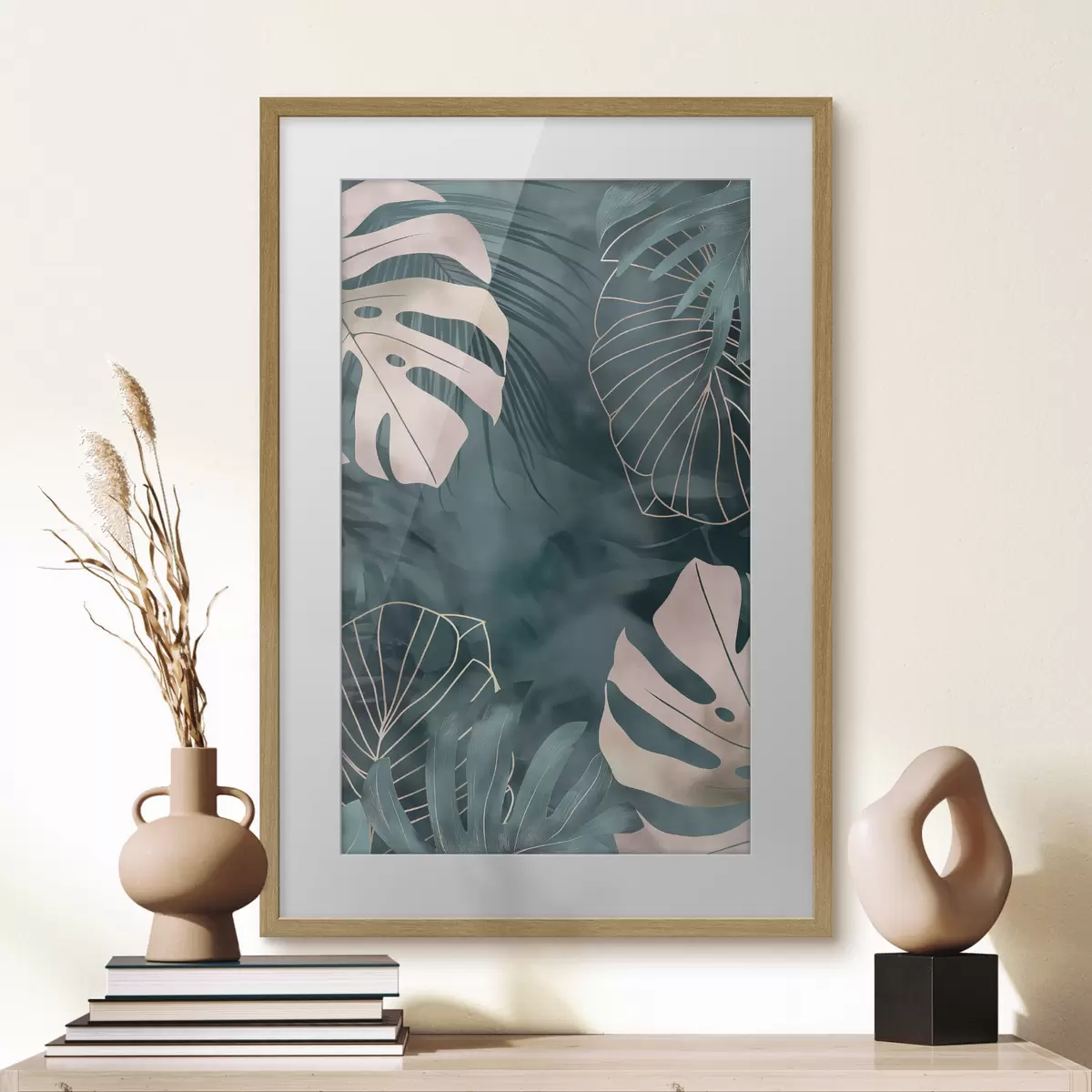 Poster Monstera-Blätter f50177