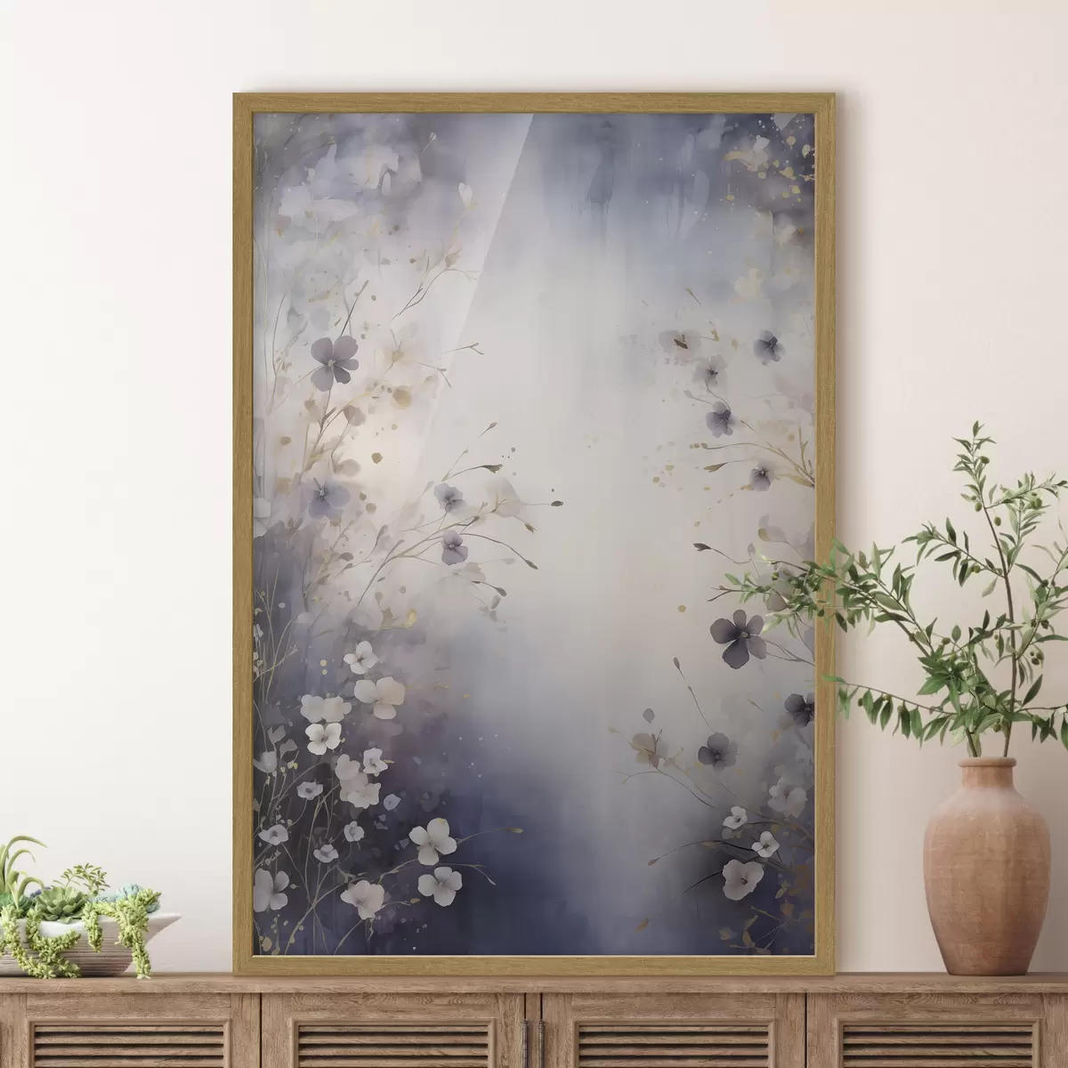 Poster Blumige Dämmerung f50179