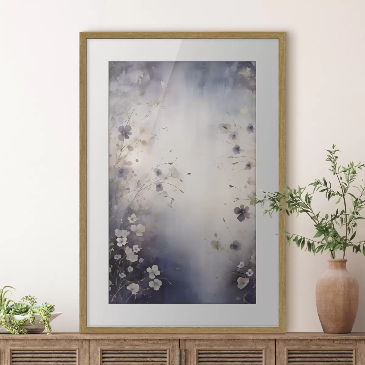 Poster Blumige Dämmerung f50179