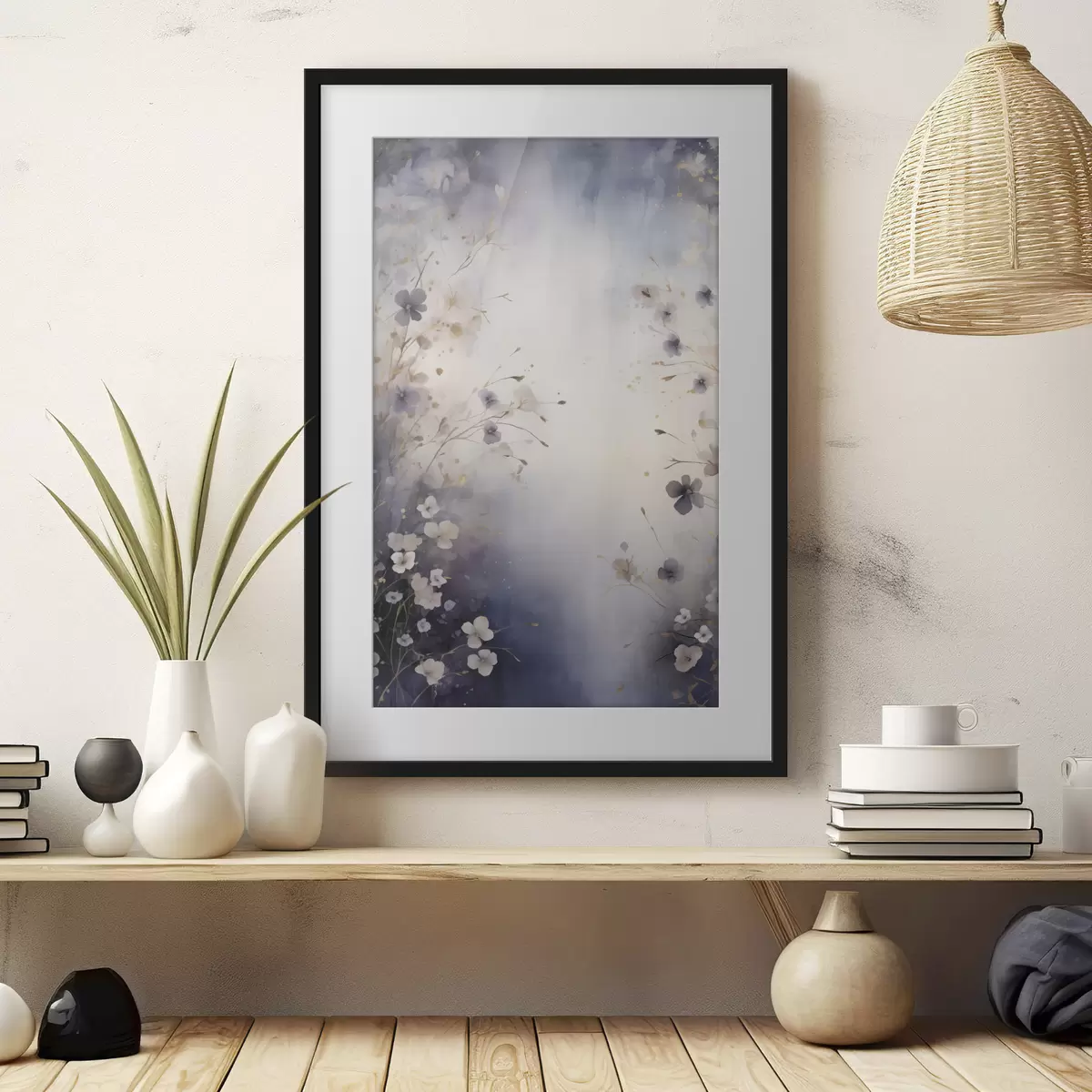 Poster Blumige Dämmerung f50179