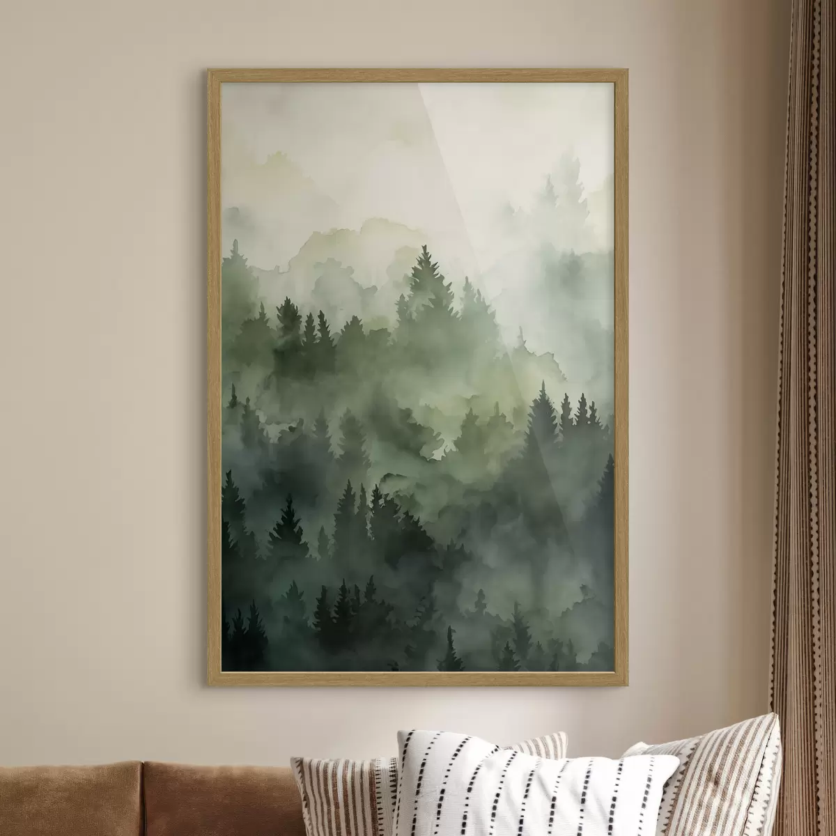 Poster Morgennebel f50180