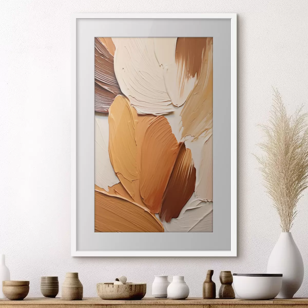 Poster Blütenblätter und Leuchten f50214