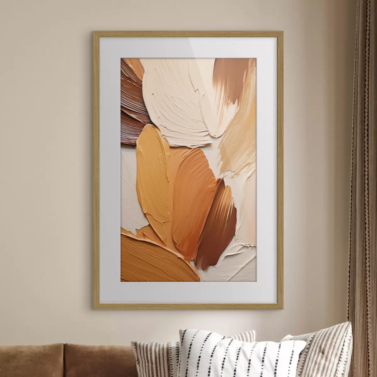 Poster Blütenblätter und Leuchten f50214