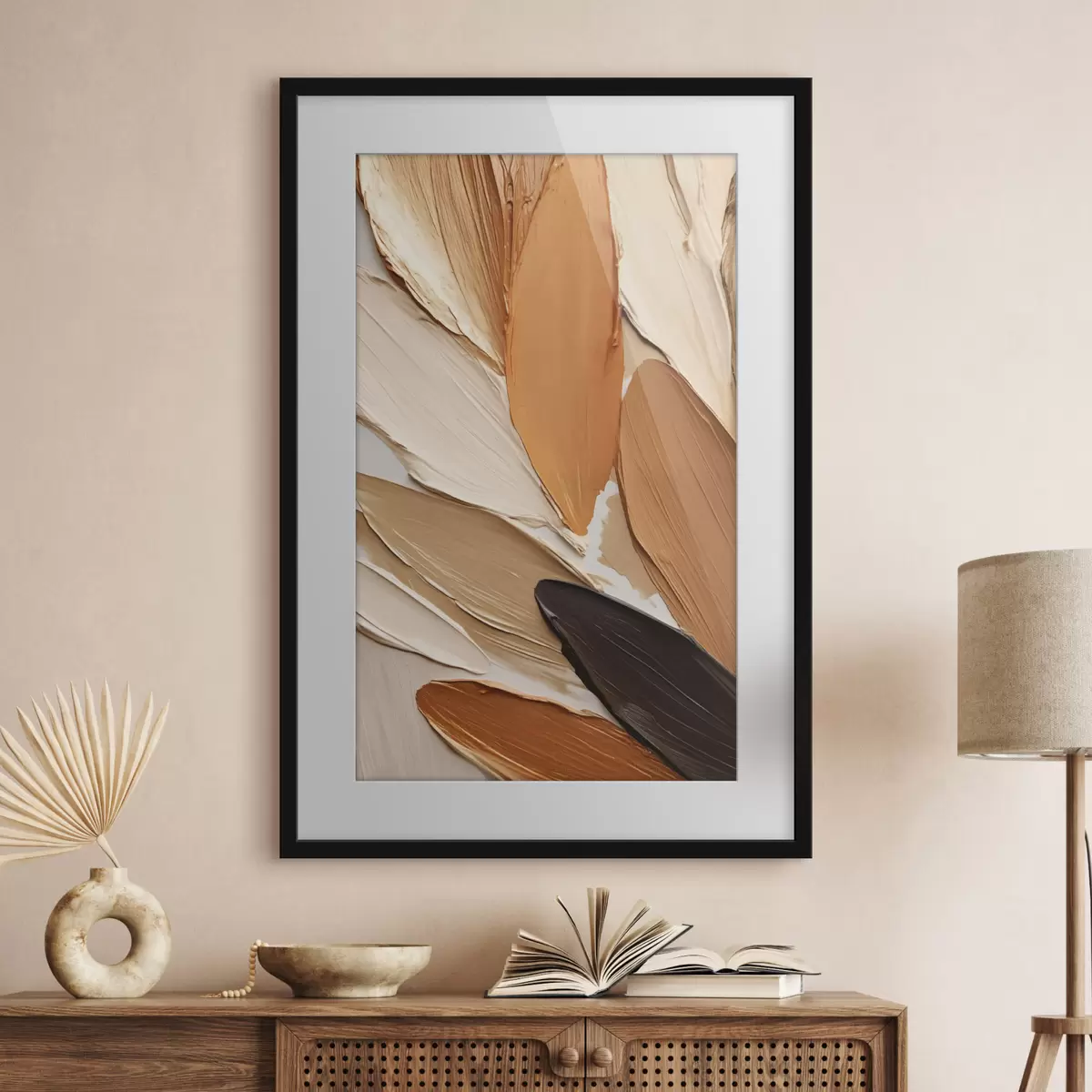 Poster Blütenblätter und Funke f50215
