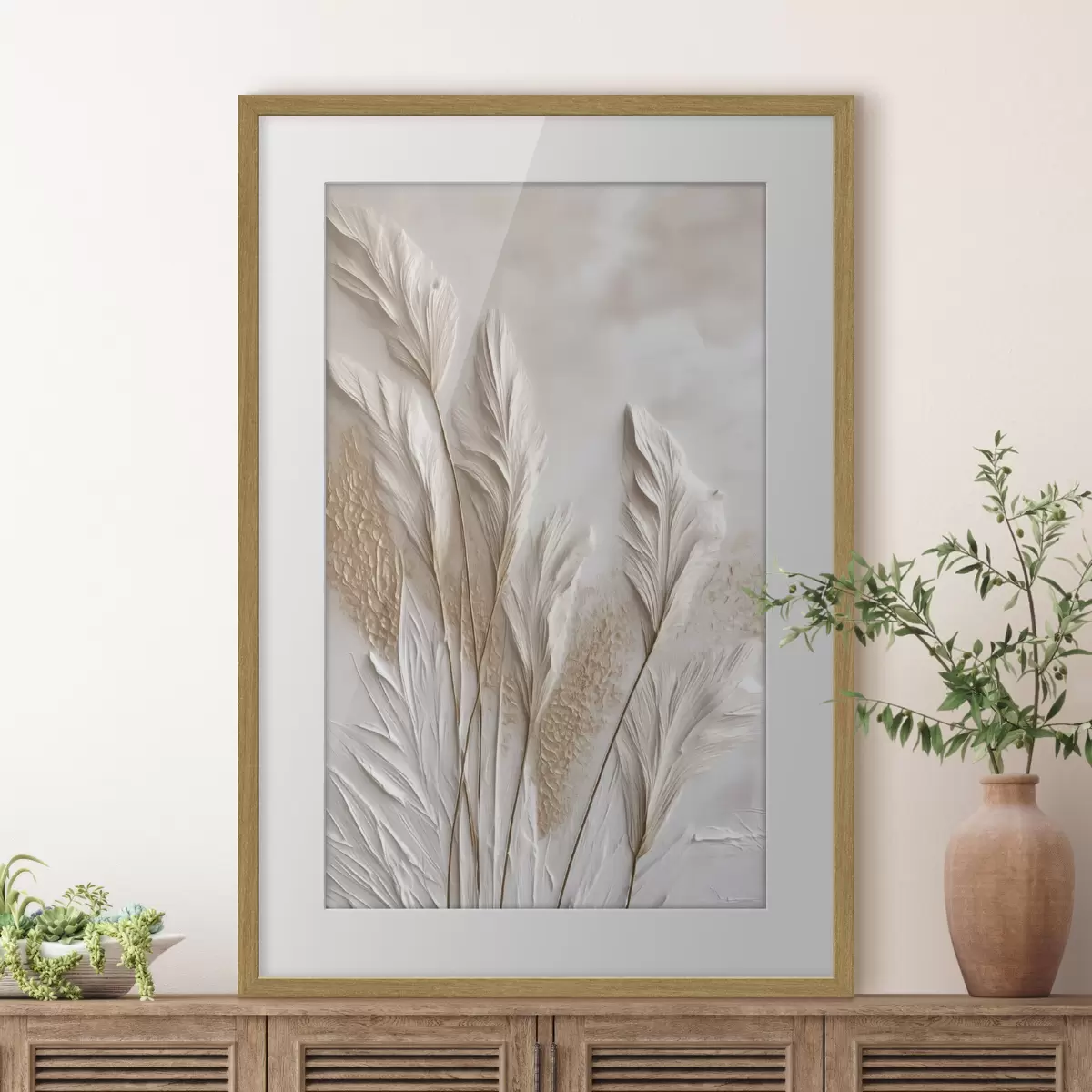 Poster Gräser und Augenblick f50219