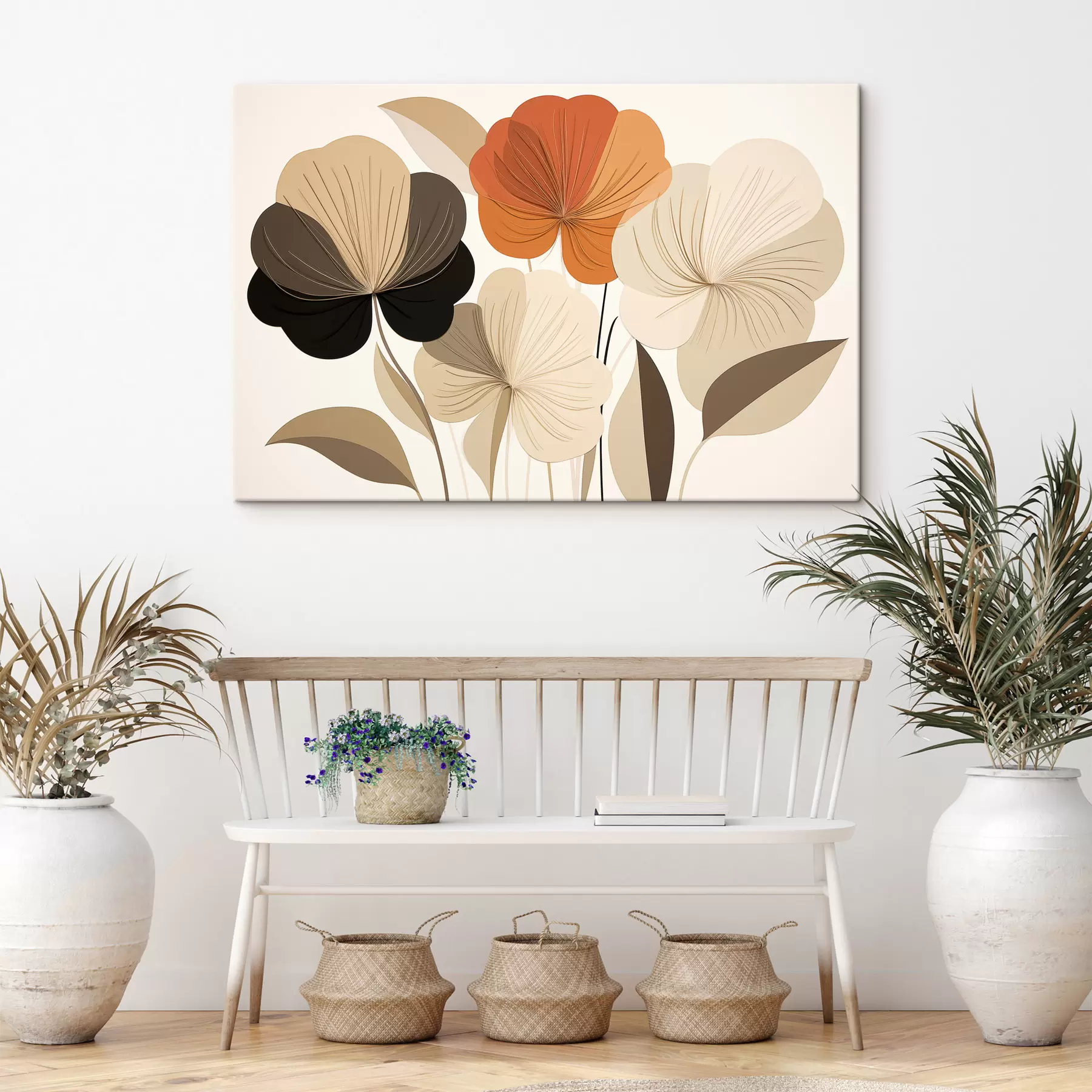 Fototapete Abstrakte Blumen s50251