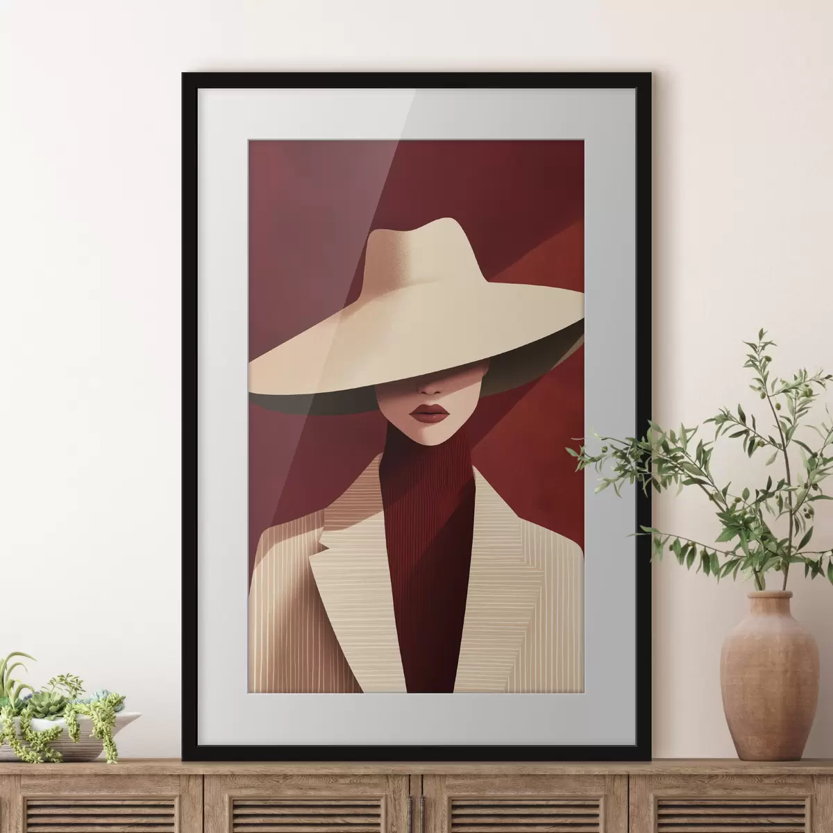 Poster Frau und Schwung f50238