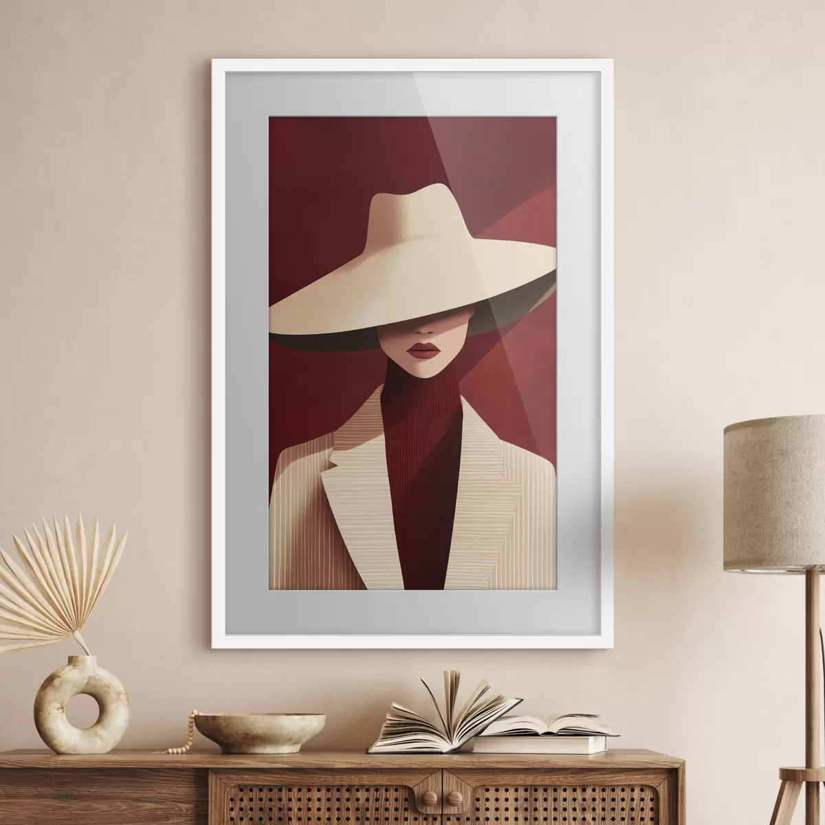 Poster Frau und Schwung f50238