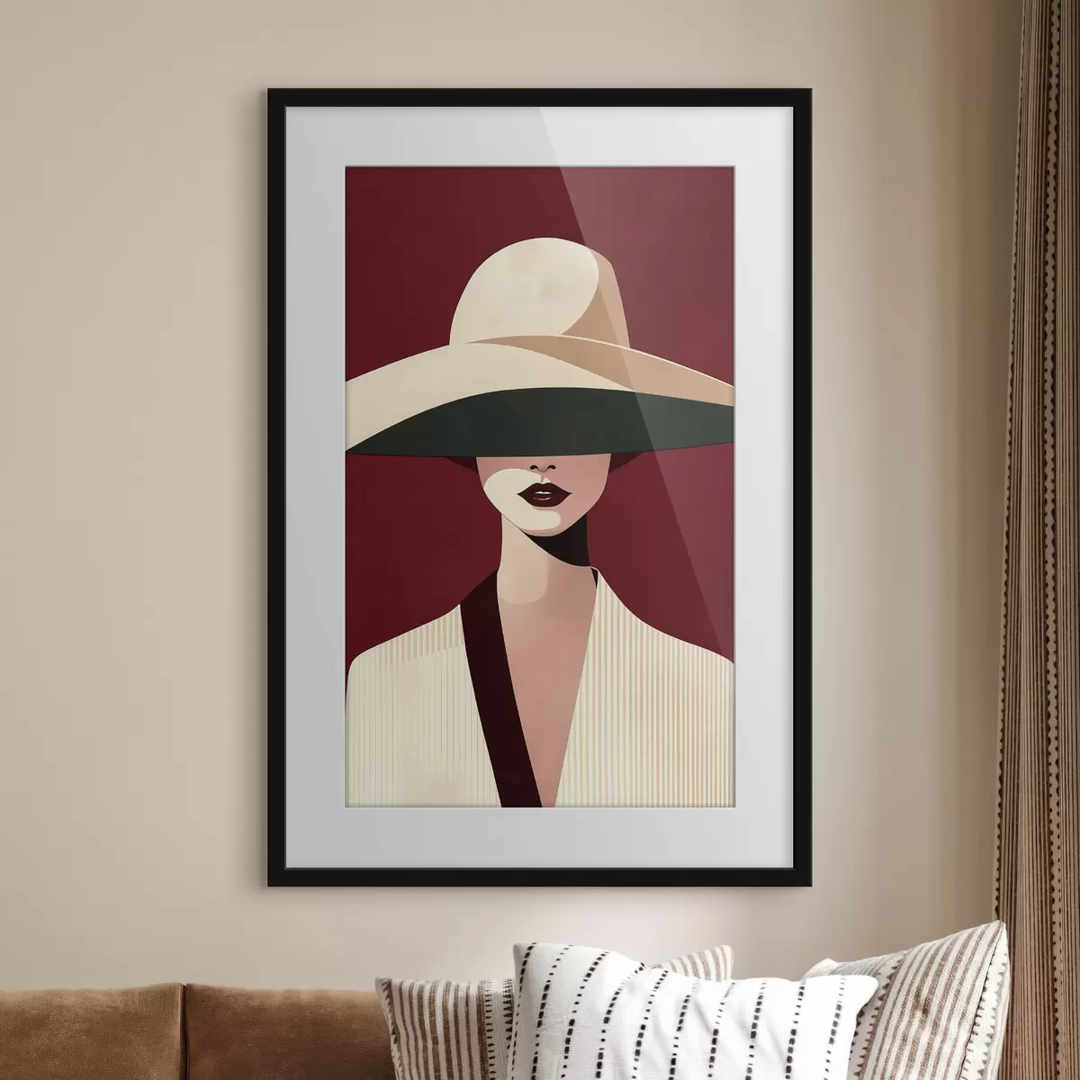 Poster Frau und Atem f50239