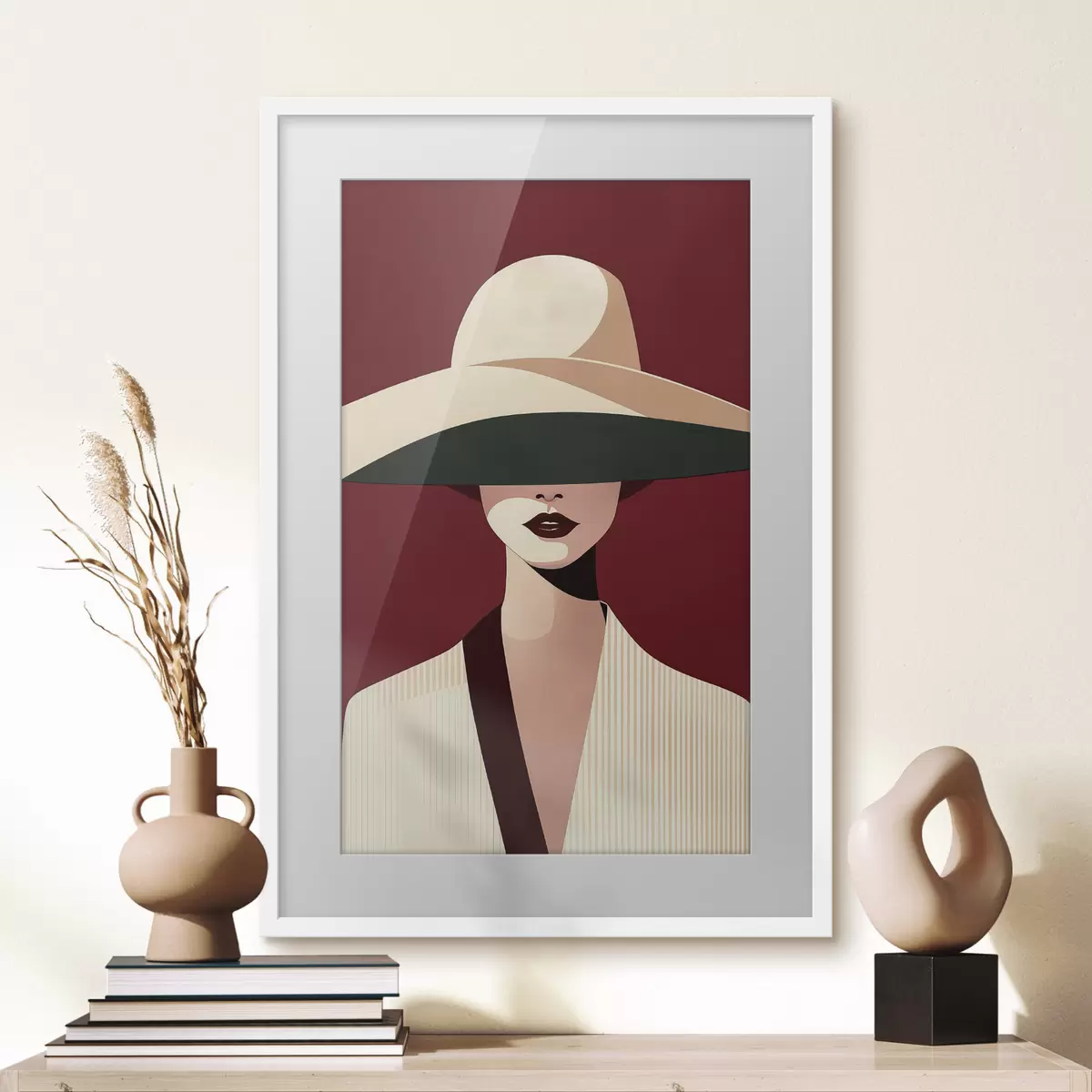 Poster Frau und Atem f50239