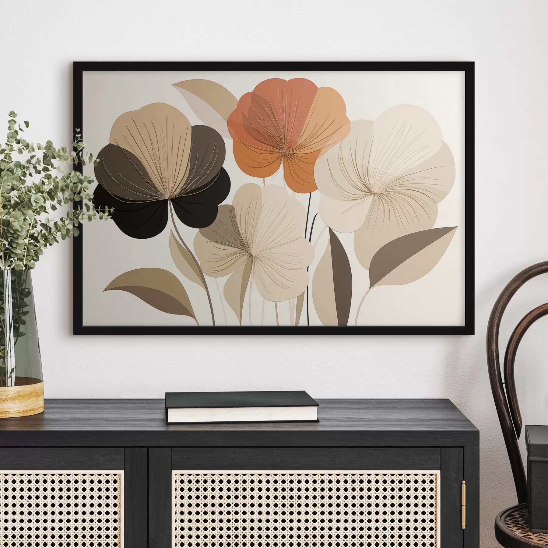 Fototapete Abstrakte Blumen f50251