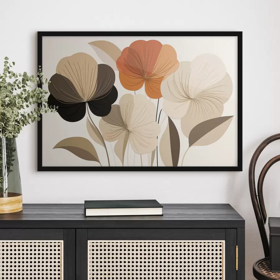 Fototapete Abstrakte Blumen f50251