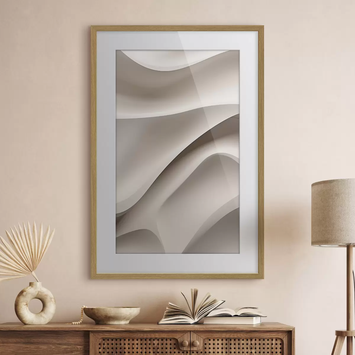 Poster Strukturierte Wellen f50287