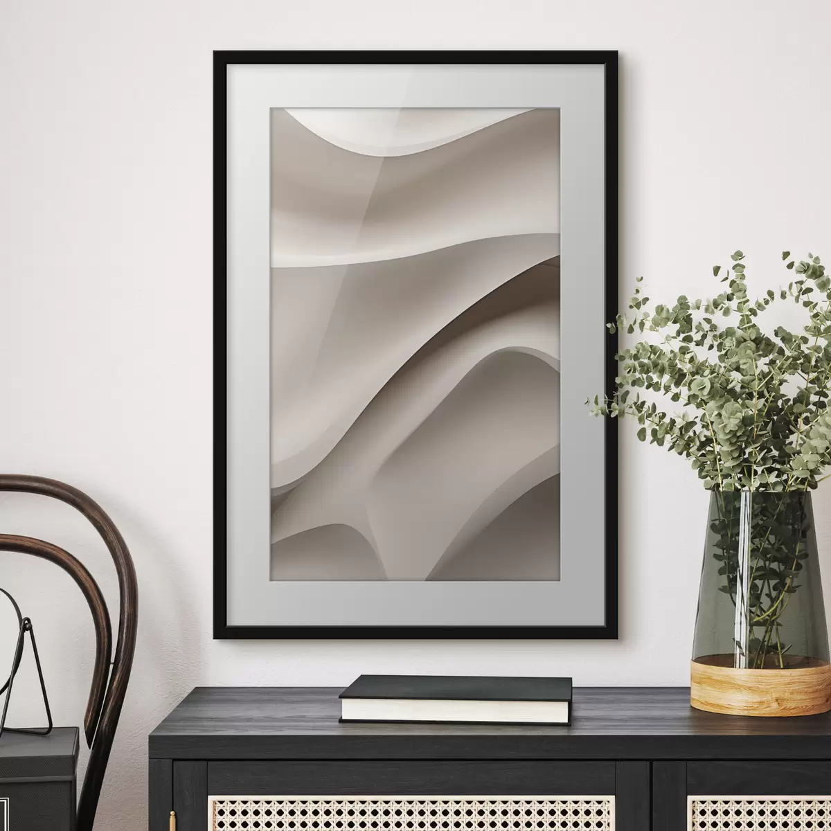 Poster Strukturierte Wellen f50287