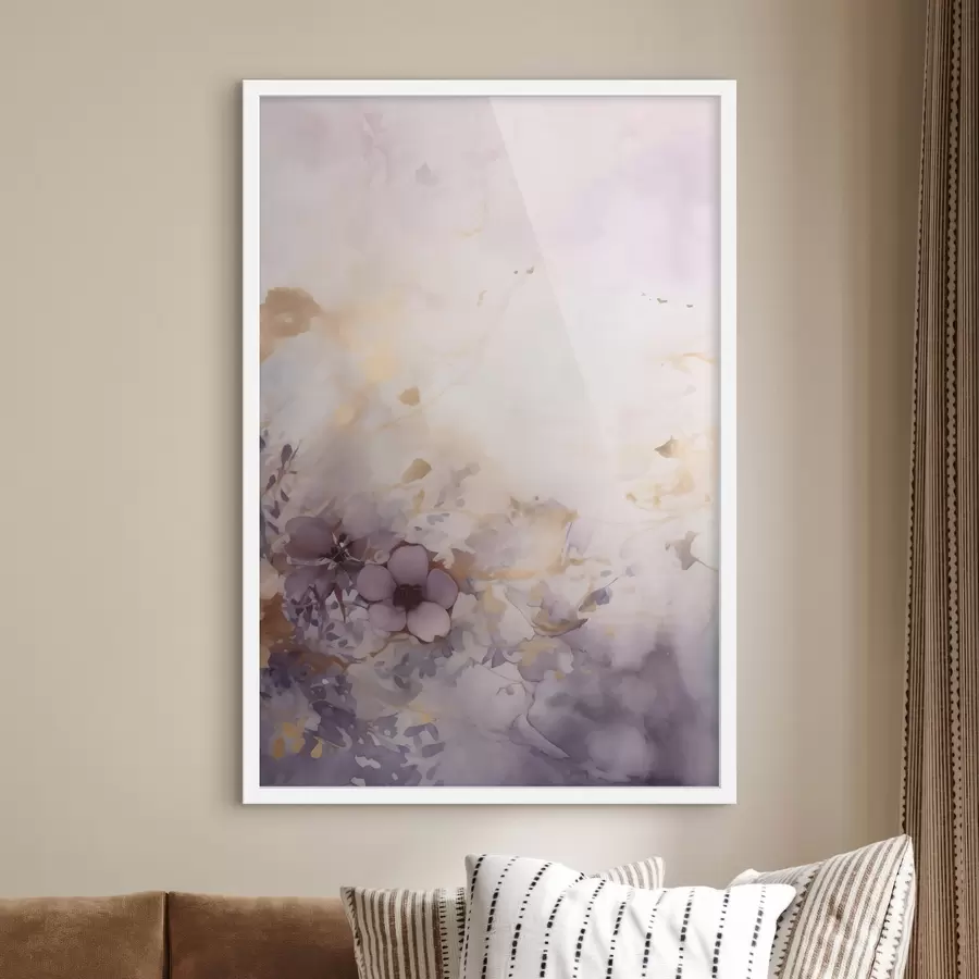 Fototapete Violett blühender Nebel f50297