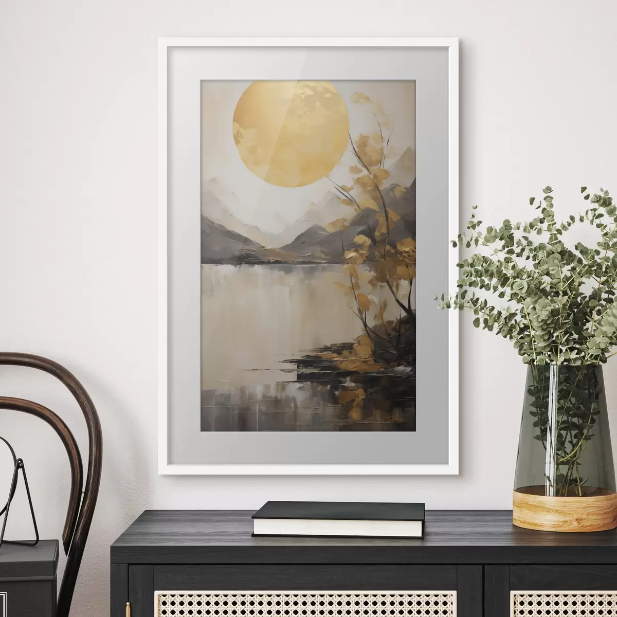 Poster Landschaft und Funke f50272