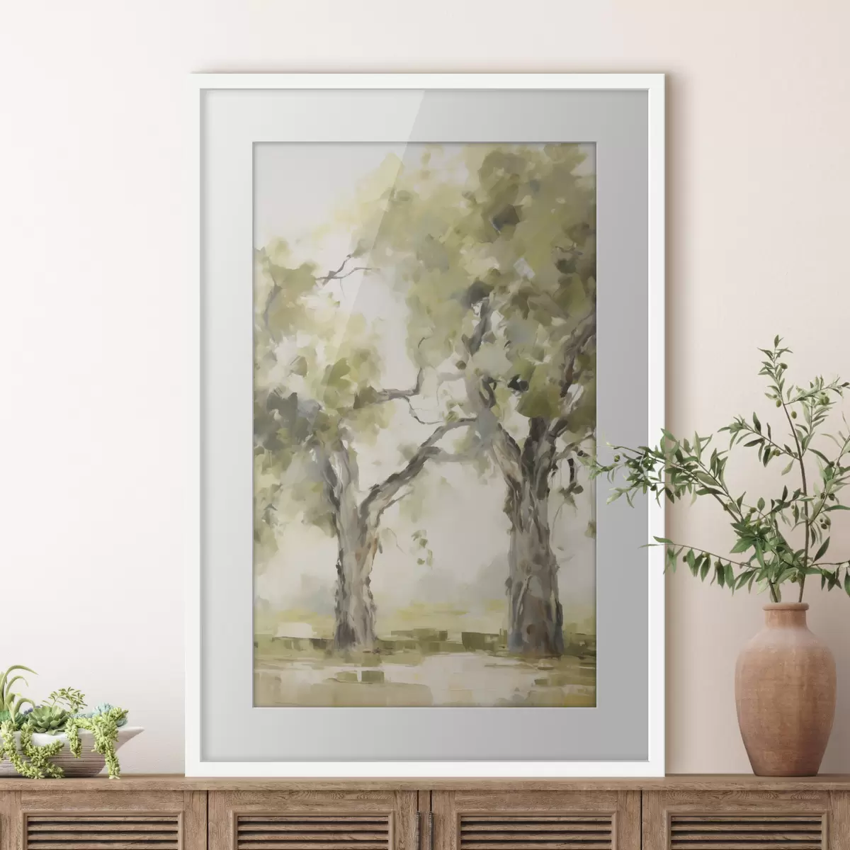 Poster Baum und Liebkosung f50275