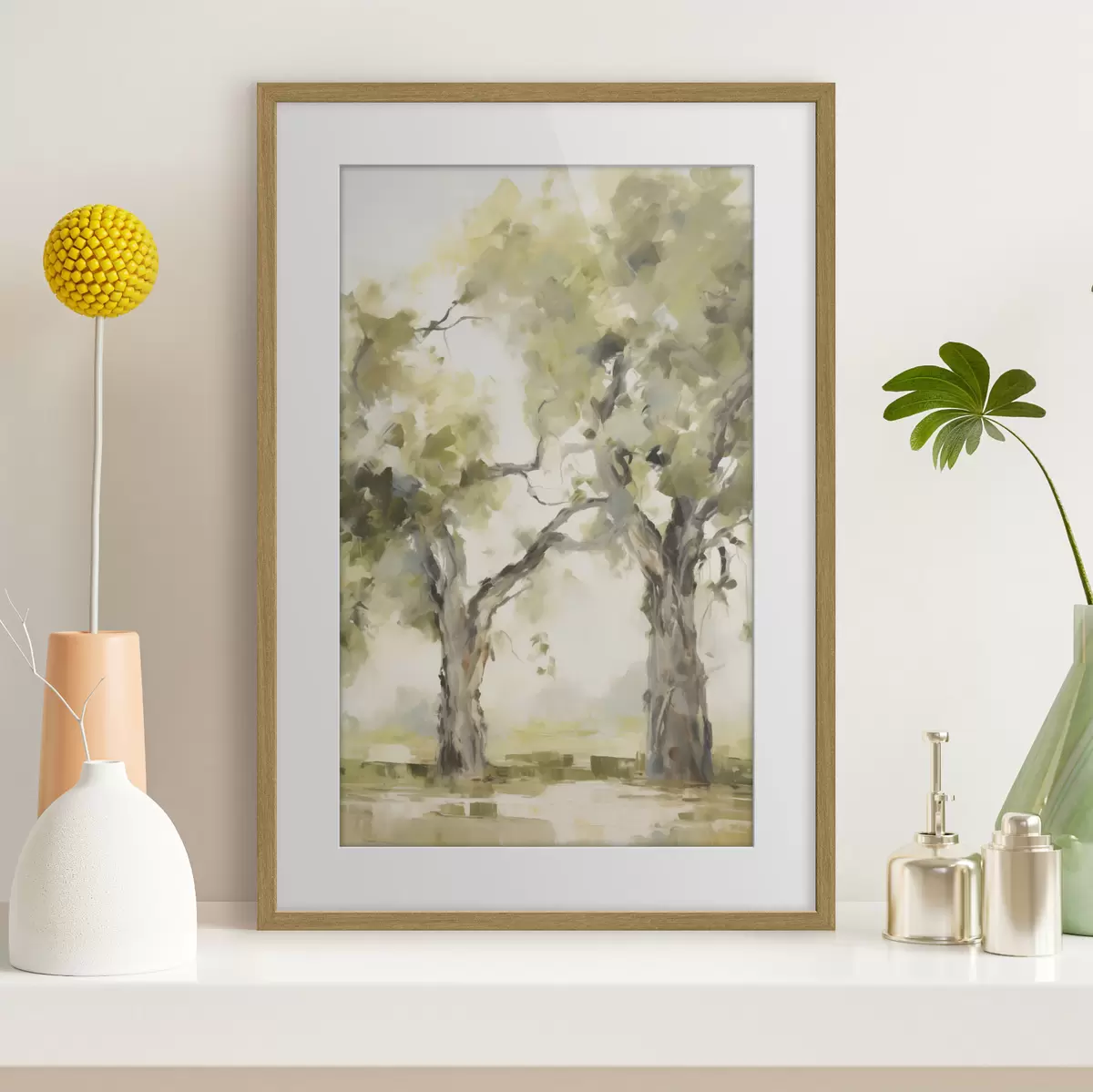 Poster Baum und Liebkosung f50275