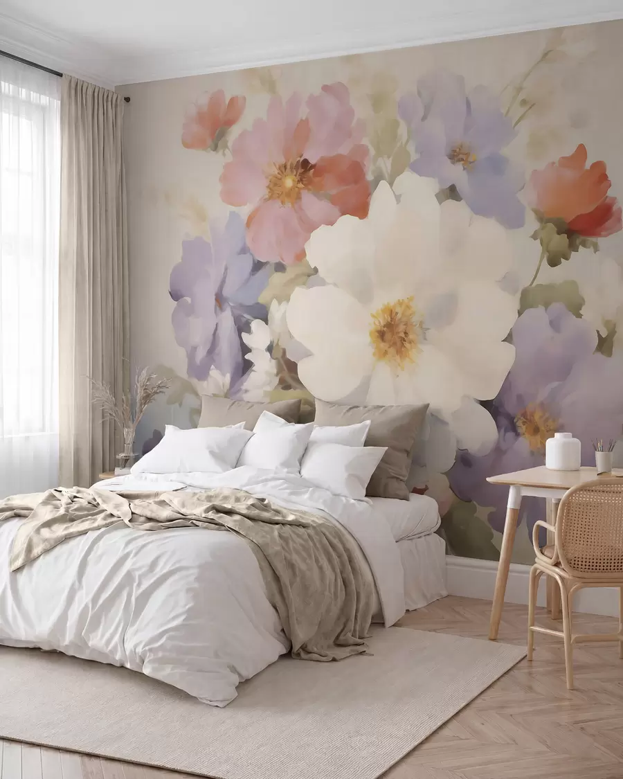 Fototapete Abstrakte Blumen w05850