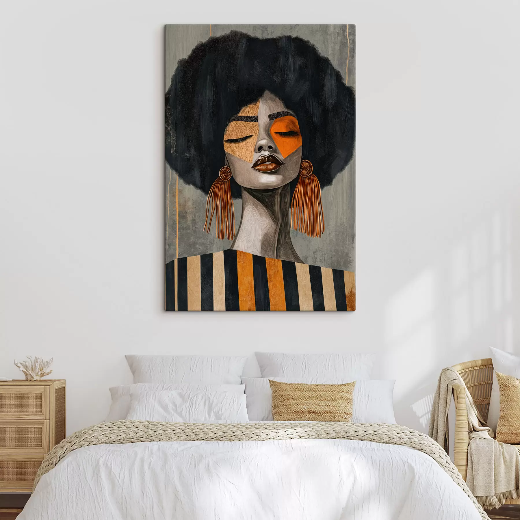 Fototapete Afro-Mädchen s50336
