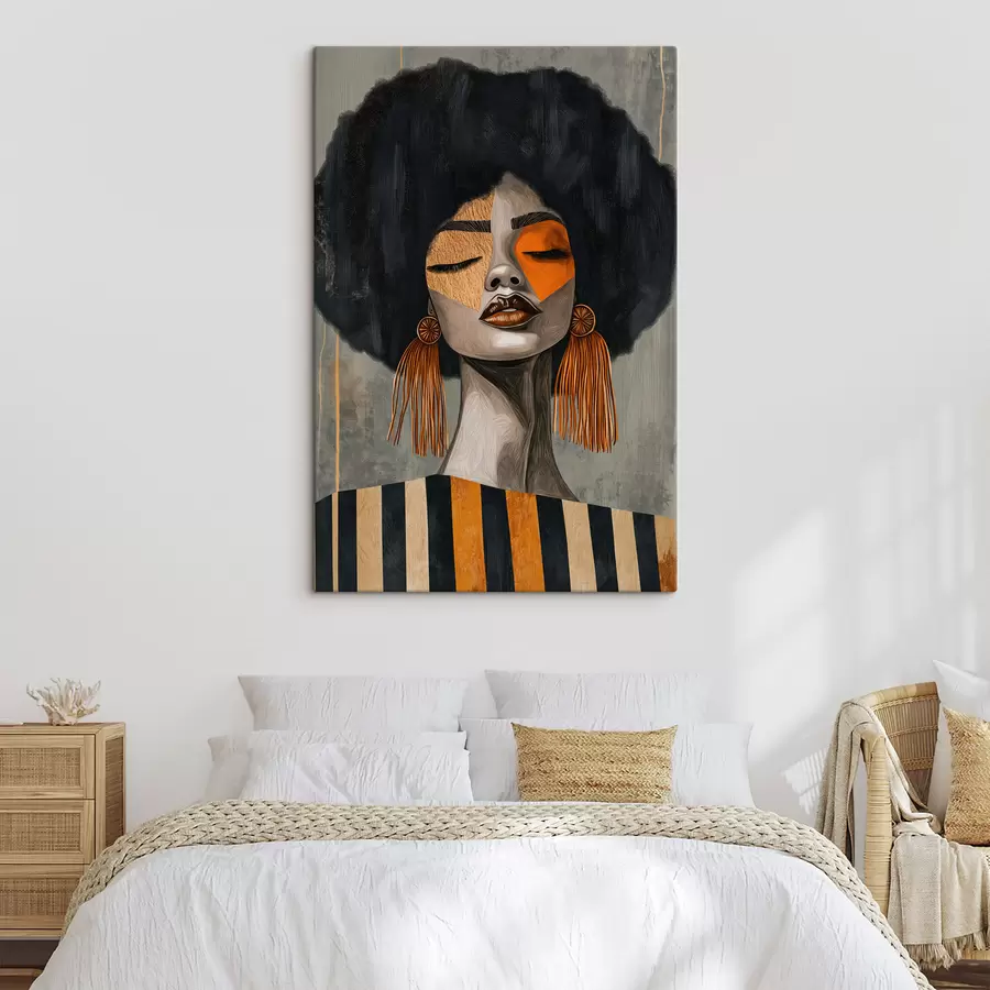 Fototapete Afro-Mädchen s50336