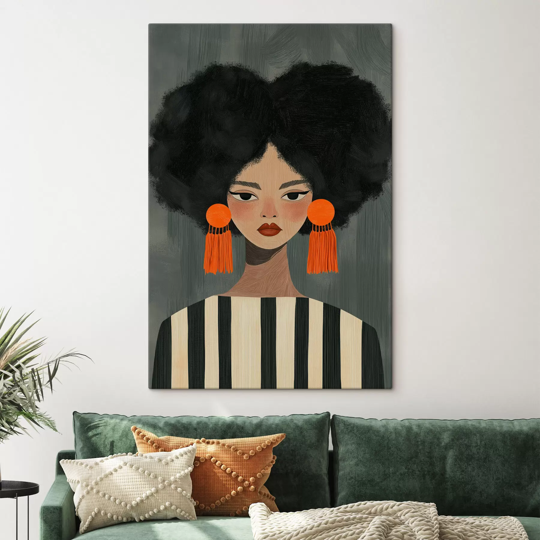 Fototapete Afro-Mädchen s50337