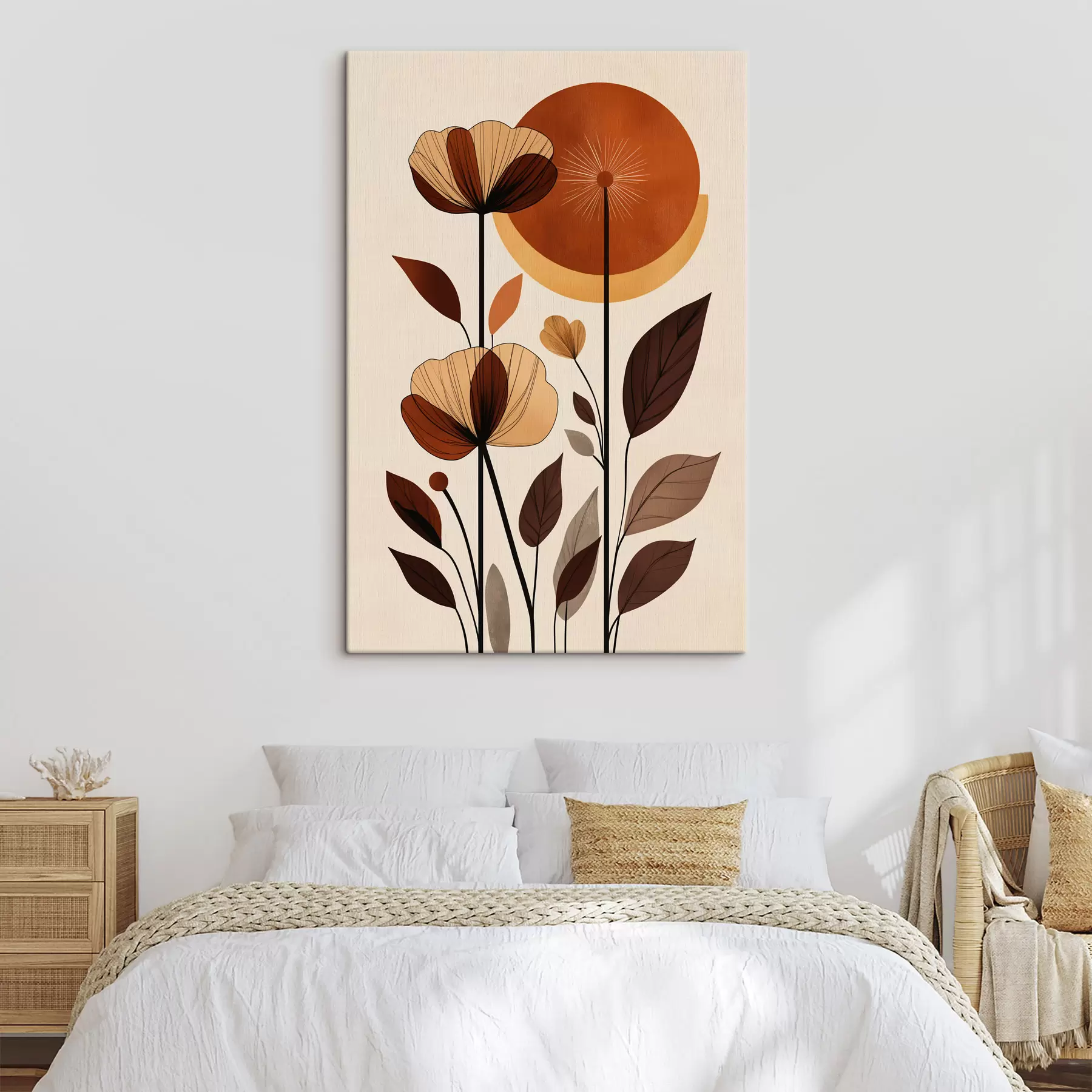 Fototapete Abstrakte Blumen s50341