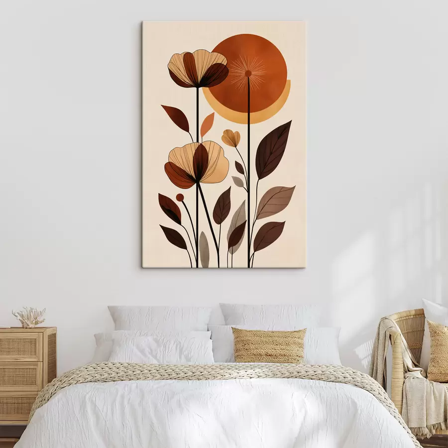 Fototapete Abstrakte Blumen s50341