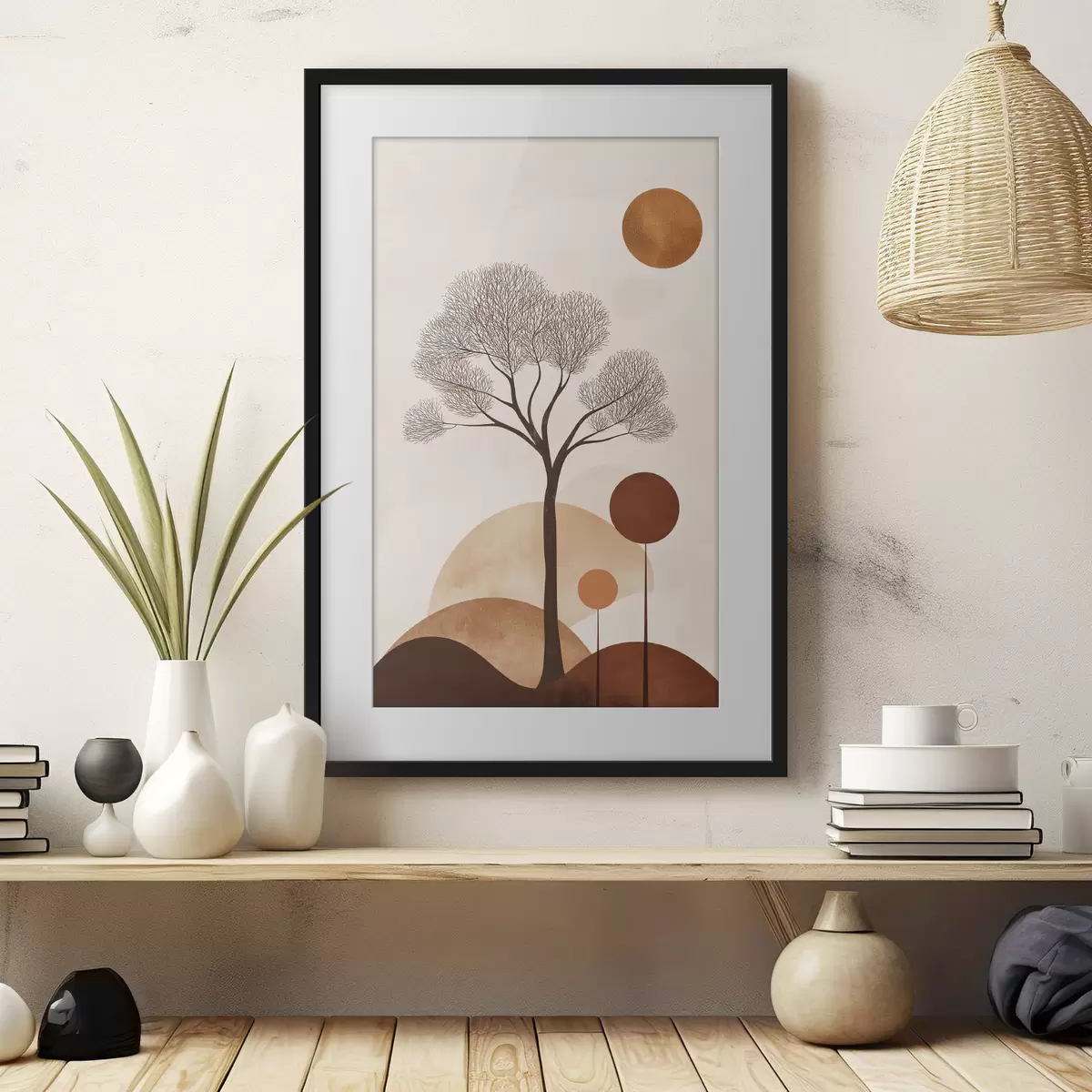 Poster Baum und Rhythmus f50330
