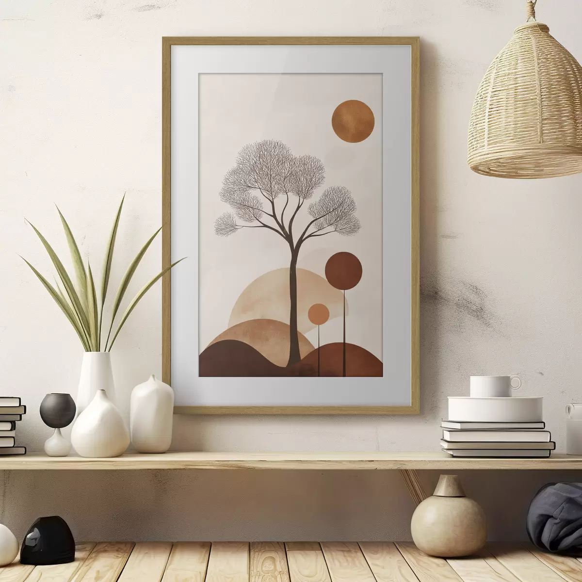 Poster Baum und Rhythmus f50330