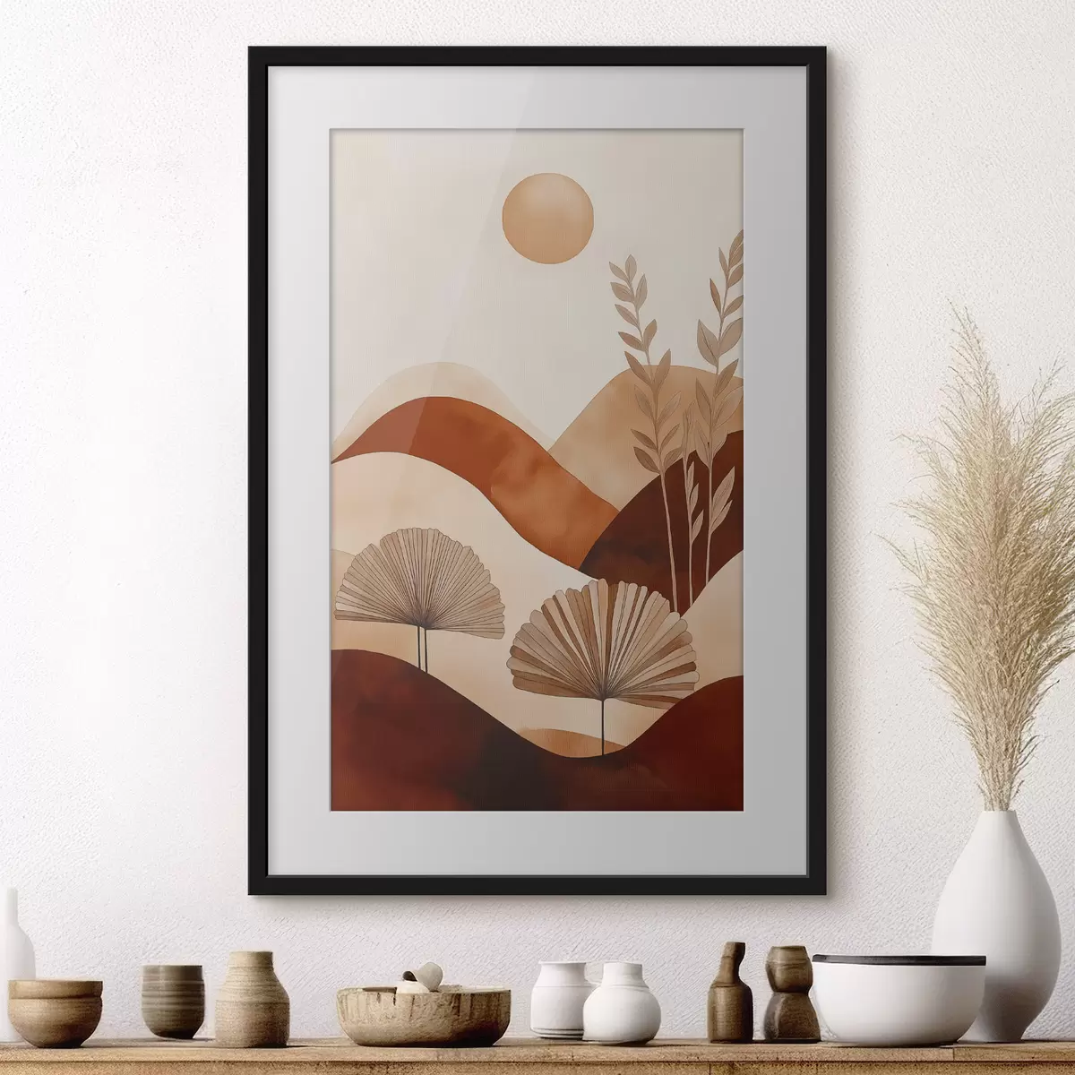 Poster Garten und Echo f50331