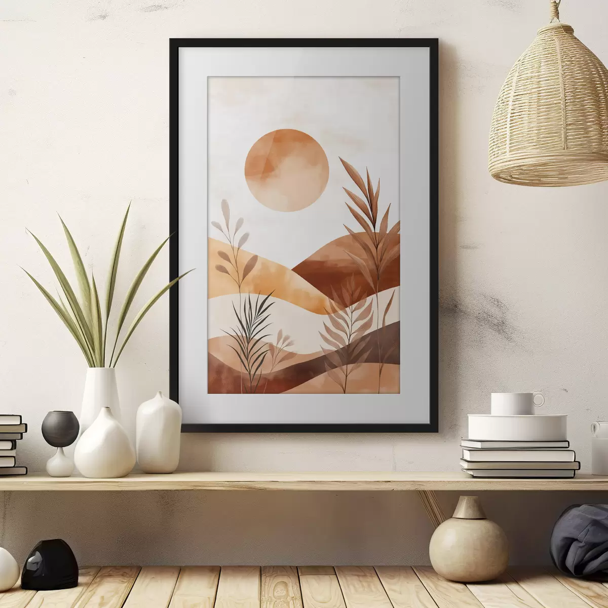 Poster Garten und Melodie f50332