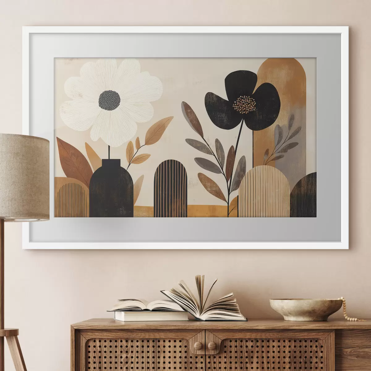 Poster Garten und Schwung f50333