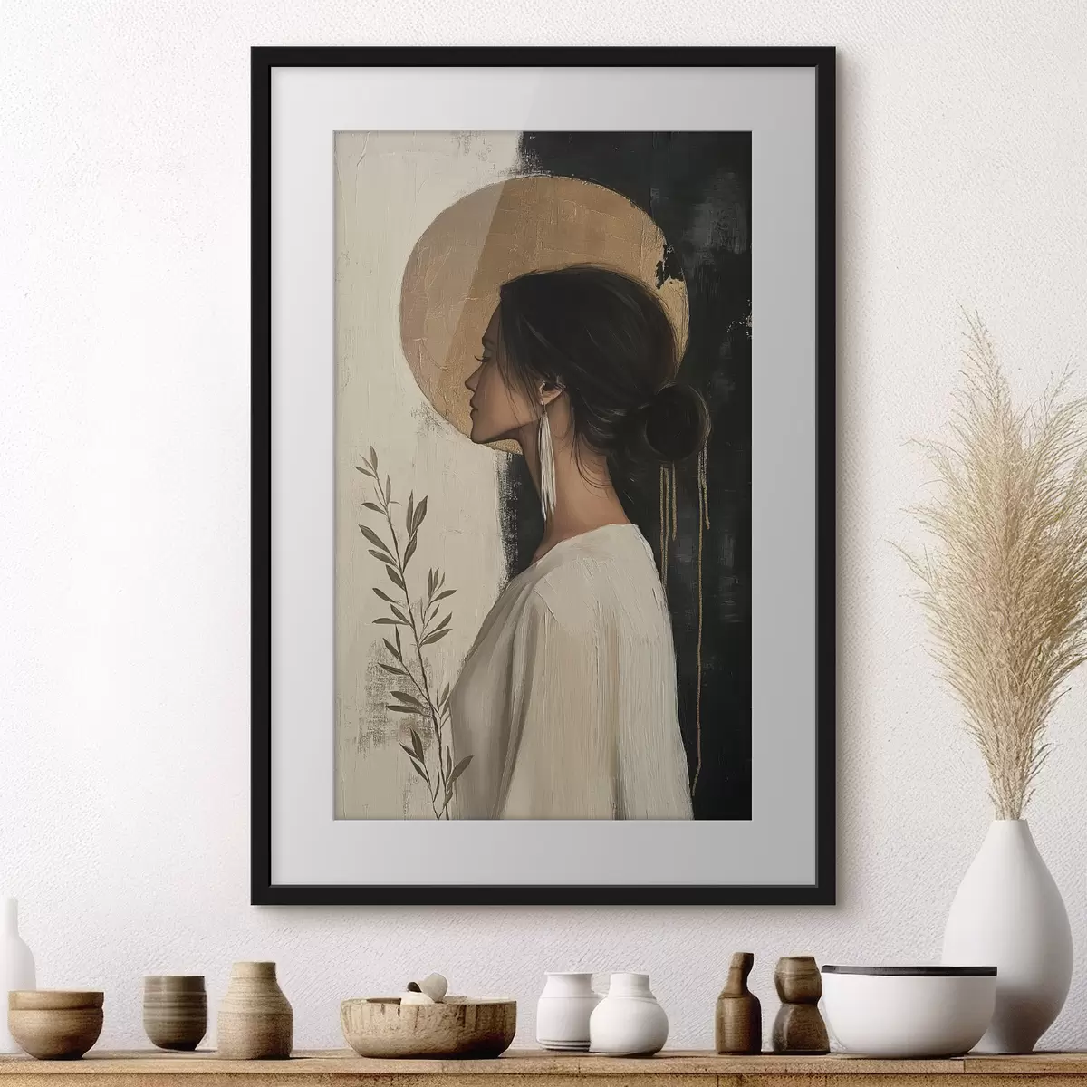 Poster Frau und Hoffnung f50334