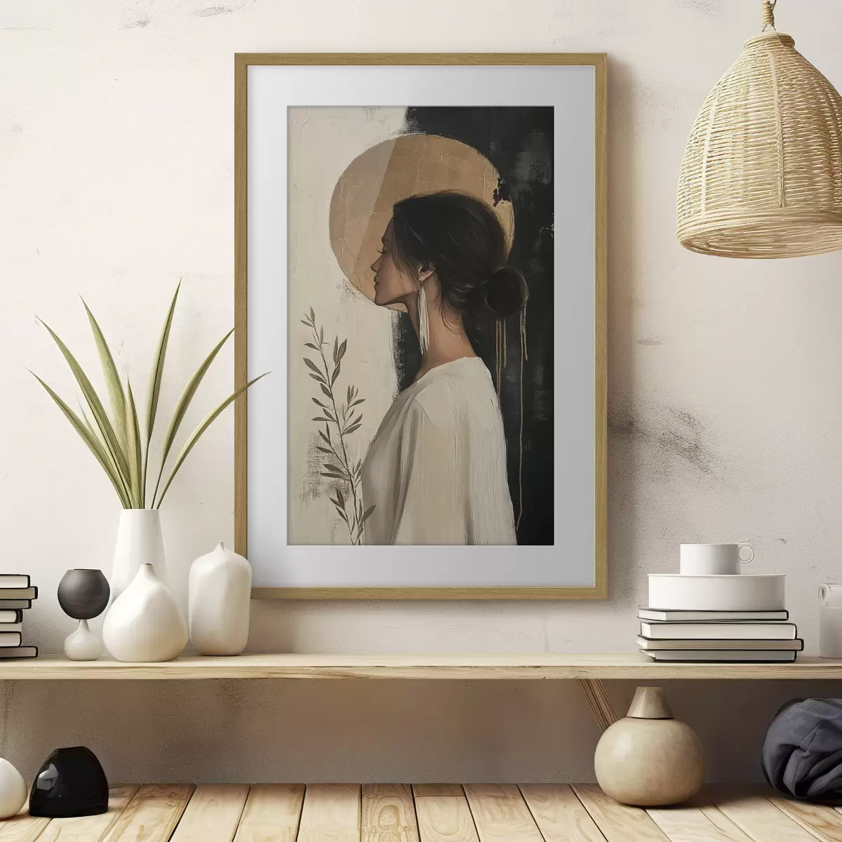Poster Frau und Hoffnung f50334