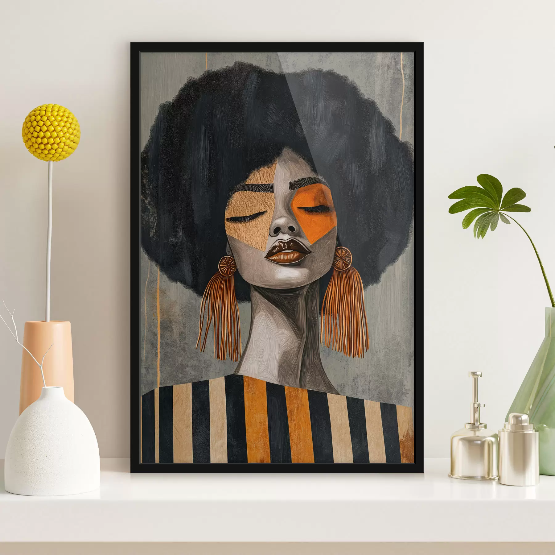 Fototapete Afro-Mädchen f50336