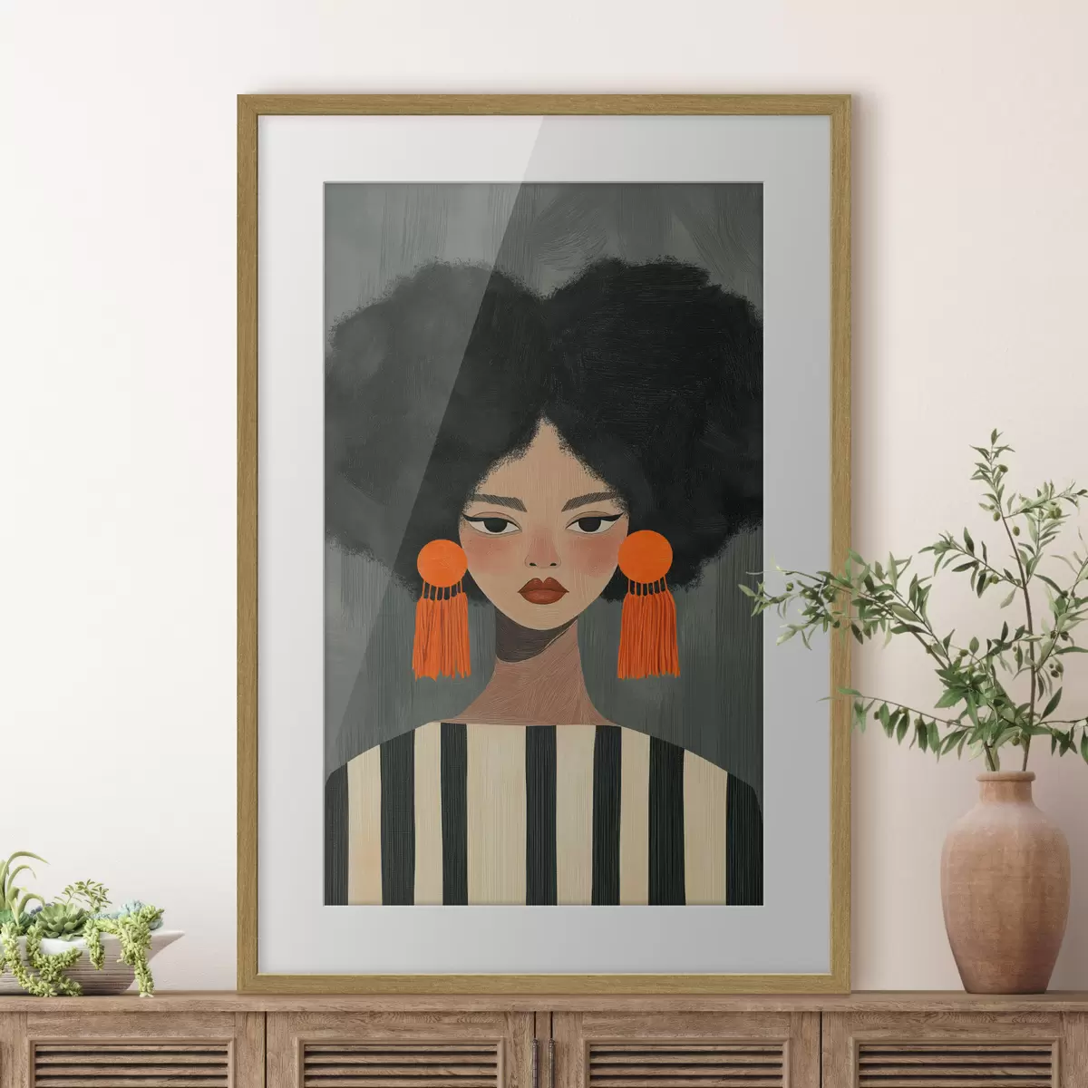Poster Frau und Erwachen f50337