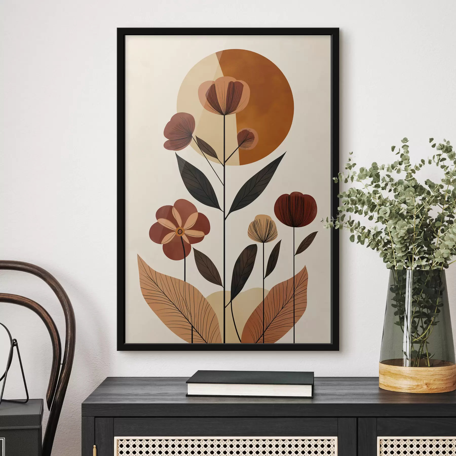 Fototapete Abstrakte Blumen f50342