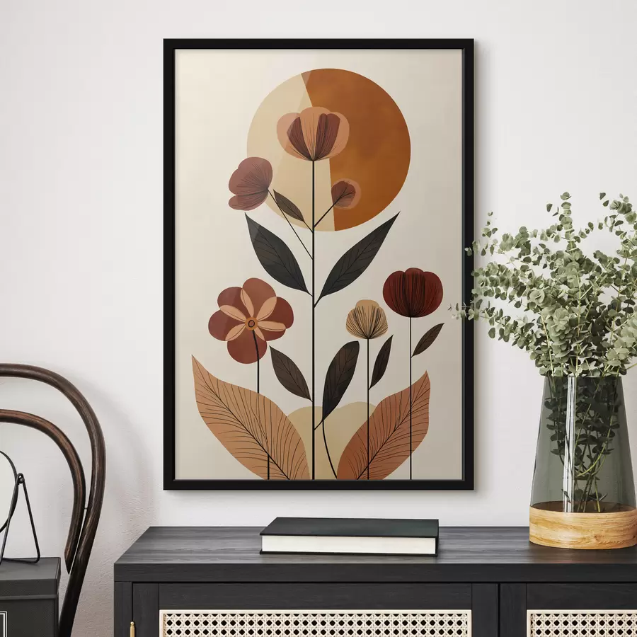 Fototapete Abstrakte Blumen f50342